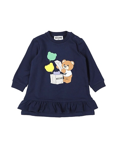 MOSCHINO BABY Vestito Baby  Blu notte 95% Cotone, 5% Elastan