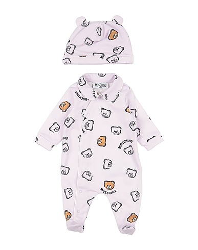 MOSCHINO BABY Baby accessories set Pink 100% Cotton, Organic cotton