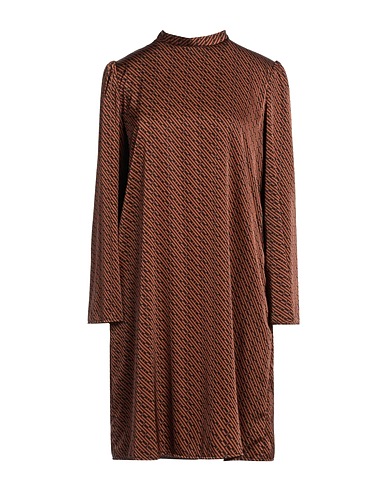 ANONYME DESIGNERS Short dress Brown 100% Polyester