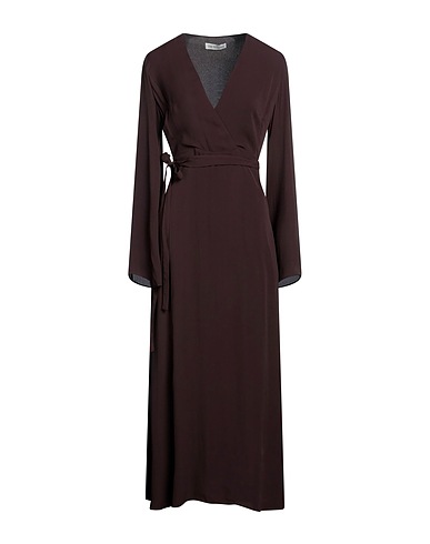 TRUSSARDI Long dress Chocolate brown 100% Viscose