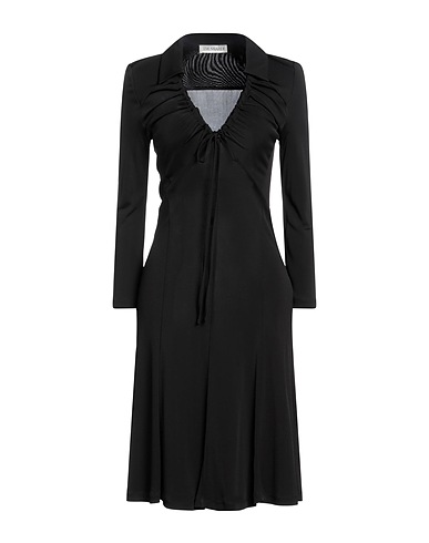 TRUSSARDI Midi dress Black 100% Viscose, Polyester