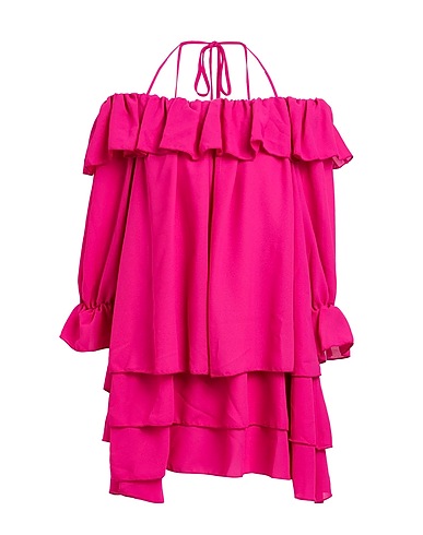 VICOLO Vestito corto Fucsia 100% Poliestere