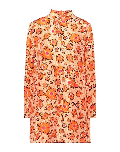 AN AN LONDREE Short dress Orange 100% Silk