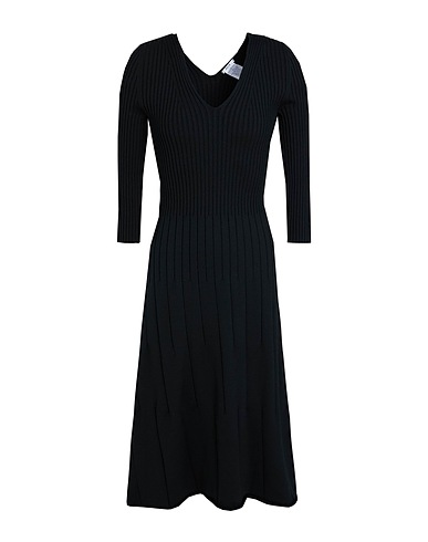 WOLFORD Vestito in Maglia Nero 65% Lana Vergine, 33% Cotone, 2% Elastan