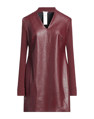 WOLFORD Short dress Plum 96% Polyester, 4% Elastane, Virgin Wool, Cotton, Polyurethane coated