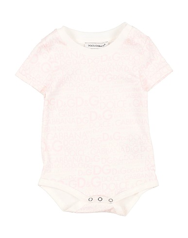 DOLCE&GABBANA Baby bodysuit Ivory 100% Cotton
