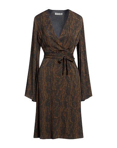 TRUSSARDI Vestito midi Cammello 100% Viscosa