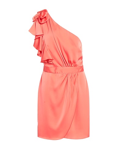 HANITA Short dress Coral 100% Polyester