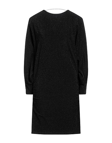 GAI MATTIOLO Short dress Black 61% Polyester, 28% Viscose, 8% Nylon, 3% Elastane