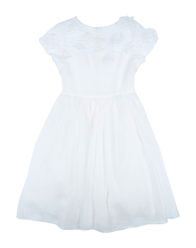 ALICE PI. Επίσημο φόρεμα Λευκό 100% Πολυεστέρας