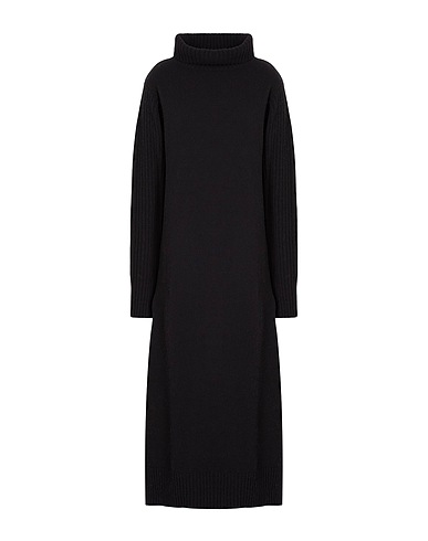 8 by YOOX Midi dress 40% Wool, 40% Recycled wool, 20% Recycled polyamide
