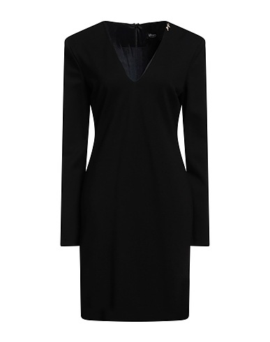 LIU •JO Short dress Black 70% Viscose, 26% Polyamide, 4% Elastane