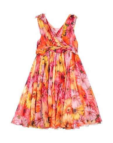 DOLCE&GABBANA Vestito Arancione 100% Seta