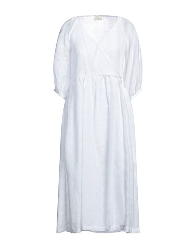 BOHELLE Vestito midi Bianco 75% Cotone, 25% Poliammide