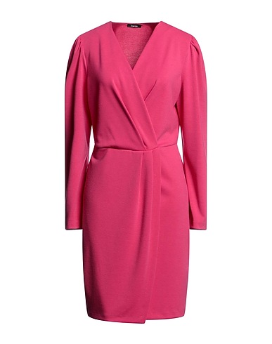 HANITA Sheath dress Magenta 77% Viscose, 18% Nylon, 5% Elastane