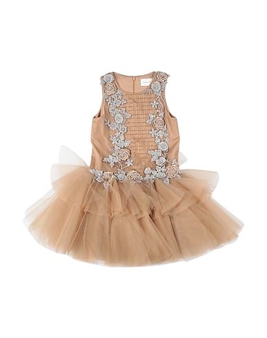 MISCHKA AOKI Dress Sand 100% Nylon