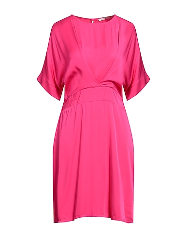 LE STREGHE Short dress Fuchsia 100% Viscose
