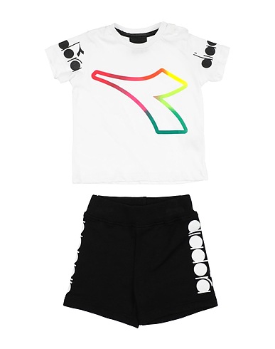 DIADORA Completo Baby  Bianco 100% Cotone