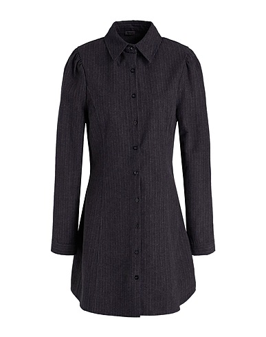 8 by YOOX Shirt dress PINSTRIPED FLANNEL SHIRT DRESS

 Lead 100% Cotton