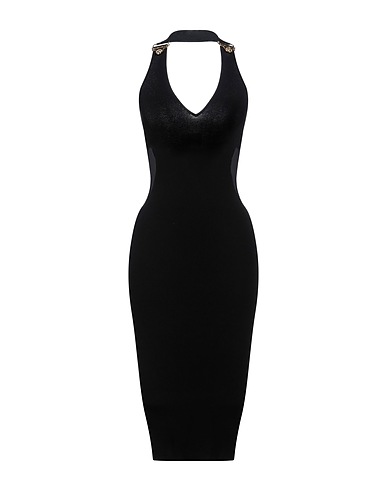 VERSACE JEANS COUTURE チューブドレス ブラック レーヨン 72% / ポリレジン 28%