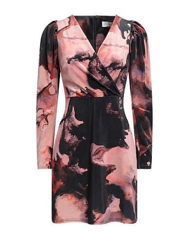 CLOSET Short dress Antique rose 95% Polyester, 5% Elastane