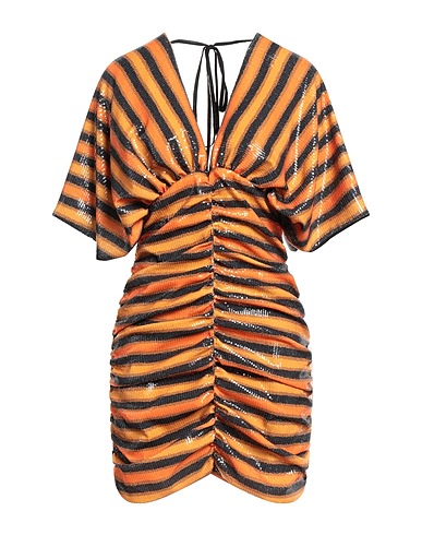 NAM-MYO Short dress Orange 100% Polyester