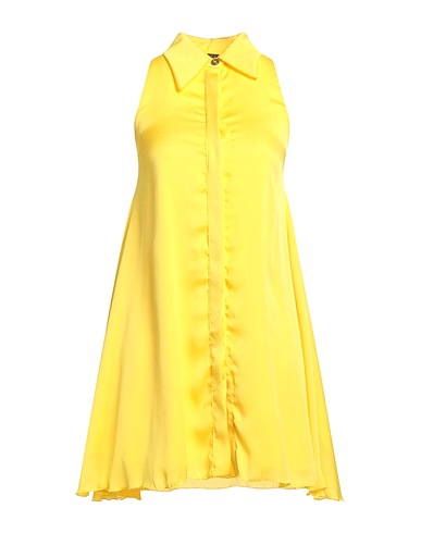FELEPPA Shirt dress Yellow 100% Polyester