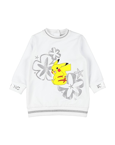 ICEBERG Vestido para bebé  White 95% Cotton, 5% Elastane