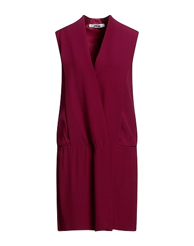 GRIFONI Short dress Plum 56% Acetate, 44% Viscose
