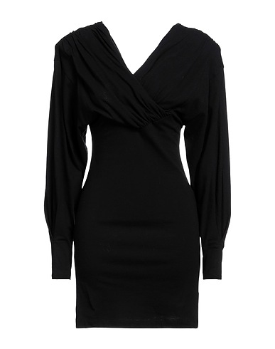 IRO Short dress Black 65% Cotton, 35% Polyester