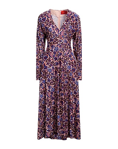 LA DOUBLE J Long dress Azure 85% Polyamide, 15% Elastane