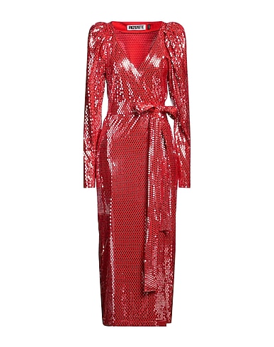 ROTATE BIRGER CHRISTENSEN Long dress 95% Recycled polyester, 5% Elastane