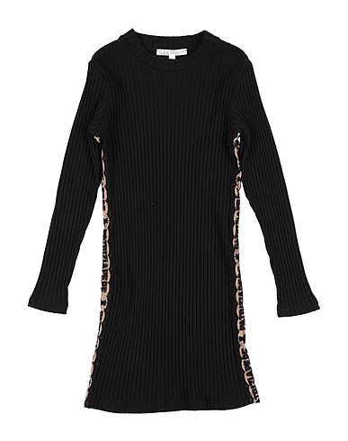 PATRIZIA PEPE Dress Black 79% Viscose, 18% Polyamide, 3% Elastane