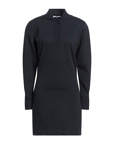MVP WARDROBE Short dress Midnight blue 73% Cotton, 27% Polyester