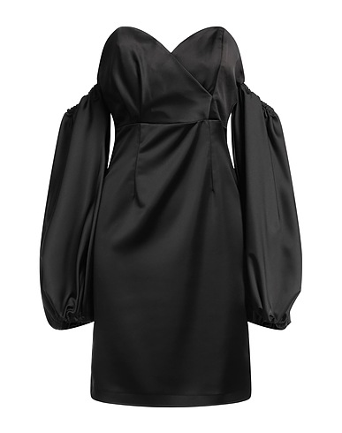 ALICE MILLER Vestito corto Nero 95% Poliestere, 5% Elastan