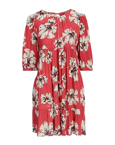 BA&SH Short dress Coral 100% Viscose