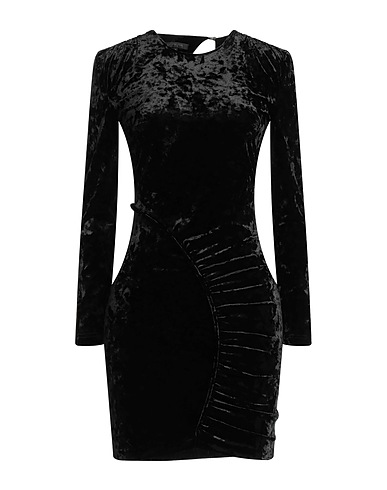 PATRIZIA PEPE SERA Vestito corto Nero 94% Poliestere, 6% Elastan