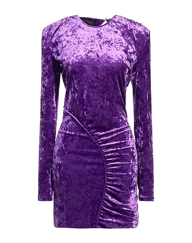 PATRIZIA PEPE SERA Short dress Purple 94% Polyester, 6% Elastane