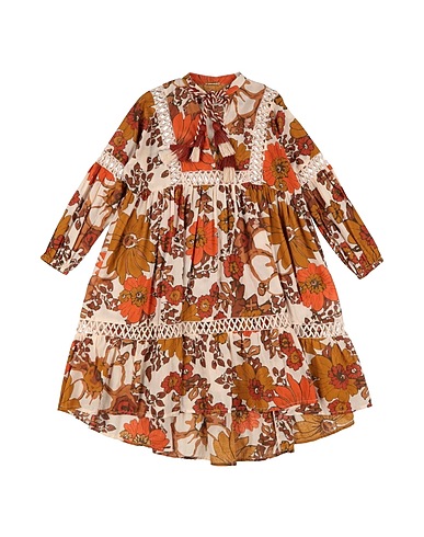DODO BAR OR Vestito Baby  Panna 100% Cotone