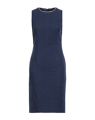 CHARLOTT Midi dress Navy 50% Polyester, 50% Viscose
