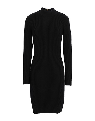 MICHAEL MICHAEL KORS Knit dress Black 89% Merino Wool, 6% Nylon, 4% Cashmere, 1% Elastane