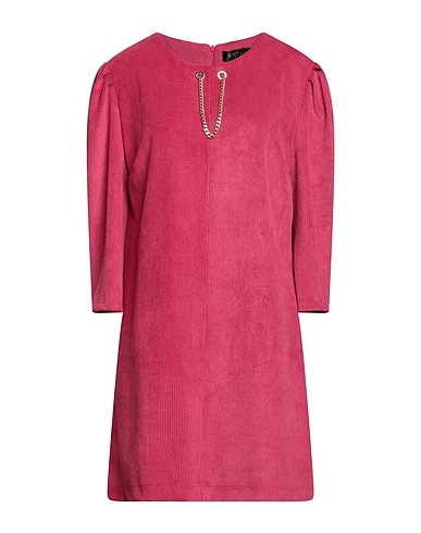 EMY-Ò FEMALE Short dress Fuchsia 85% Polyester, 12% Polyamide, 3% Elastane