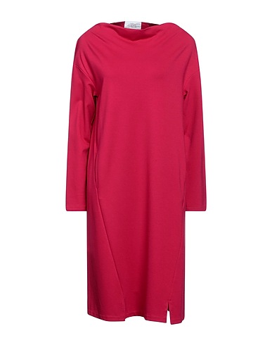 VICARIO CINQUE Short dress Garnet 68% Viscose, 27% Polyamide, 5% Elastane