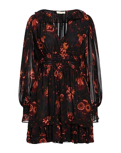 ULLA JOHNSON Kurzes Kleid Schwarz 100% Seide