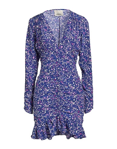 ISABEL MARANT Sequin dress Purple 91% Silk, 9% Elastane