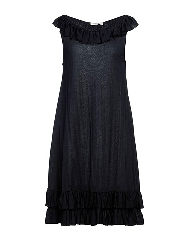 CHARLOTT Short dress Midnight blue 50% Cotton, 50% Viscose