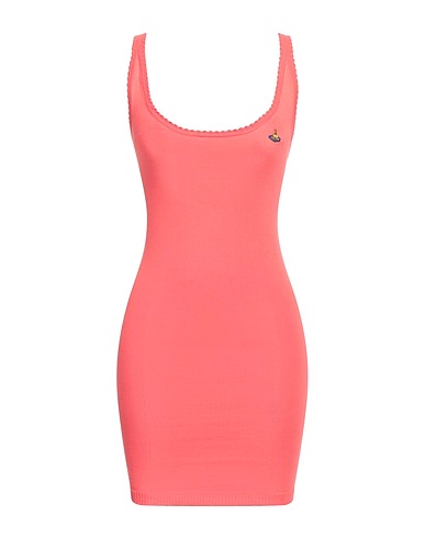 VIVIENNE WESTWOOD Short dress Coral 100% Cotton