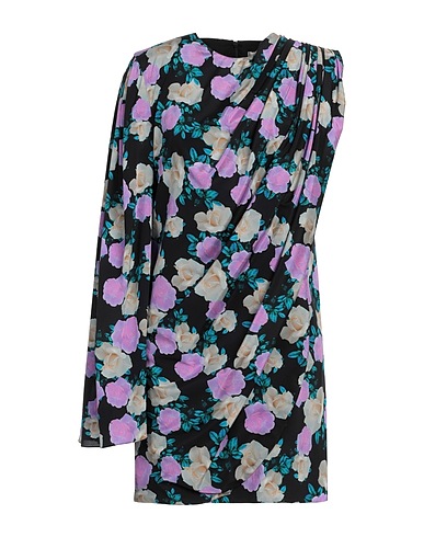 GIUSEPPE DI MORABITO Kurzes Kleid Schwarz 93% Seide, 7% Elastan