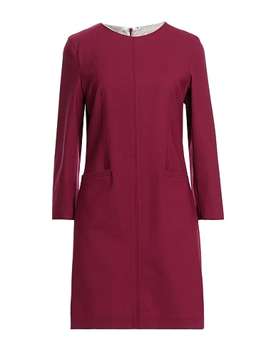SEMICOUTURE Short dress Mauve 53% Polyester, 43% Virgin Wool, 4% Elastane
