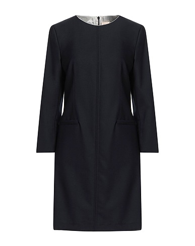 SEMICOUTURE Short dress Midnight blue 53% Polyester, 43% Virgin Wool, 4% Elastane